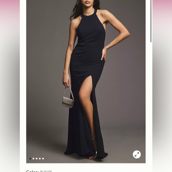 bhldn juliana high-neck side-slit stretch crepe maxi dress Girls' Hunter Green Velvet Sequin Dress Size: 4T Toddler By Mila & Rose